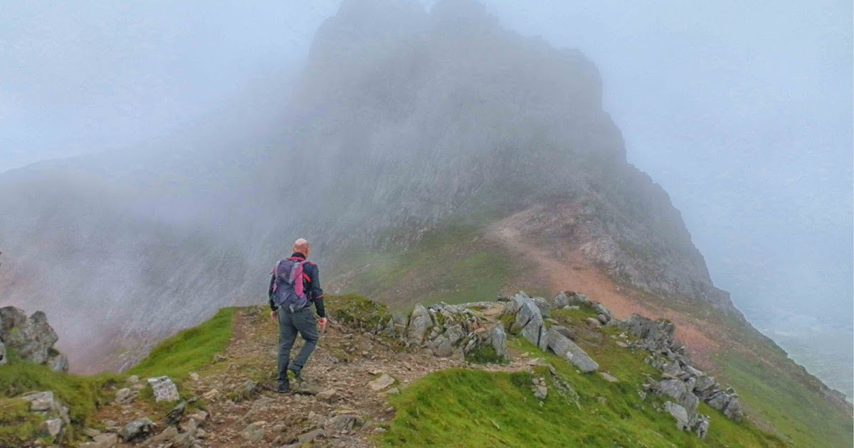 Every Picture Tells a Story Crib Goch in the mist