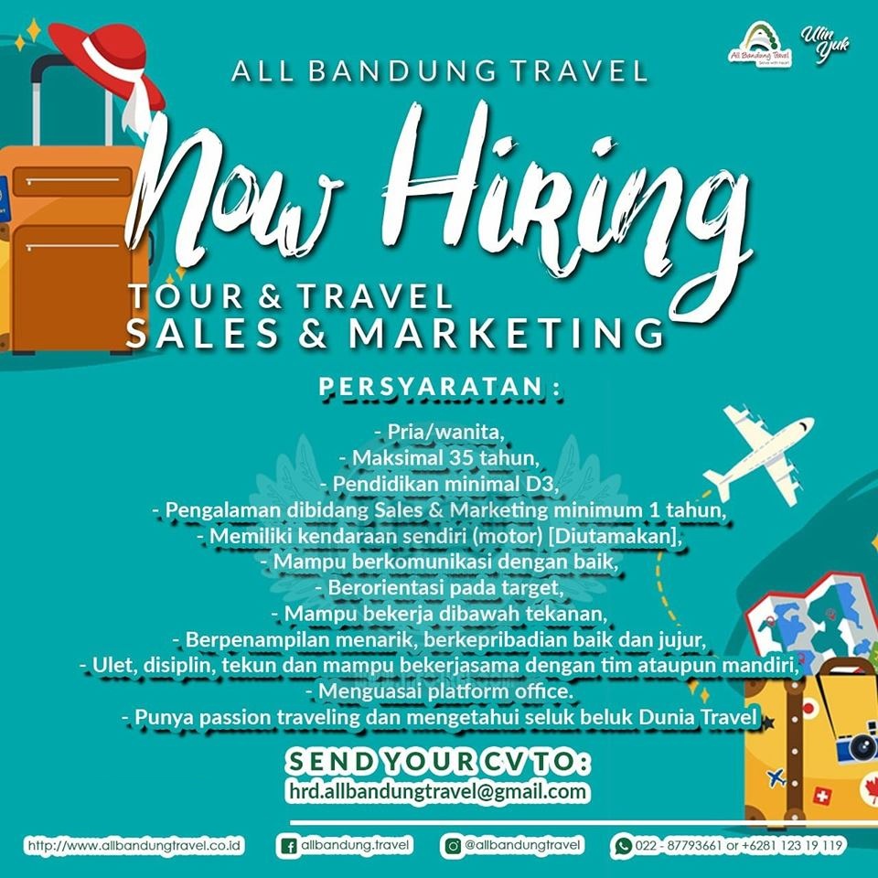 Lowongan Kerja All Bandung Travel - KarirBdg
