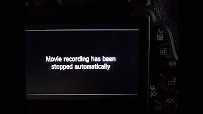 Movie recording has stopped automatically Cara Mengatasi Movie recording has stopped automatically Pada Kamera Canon