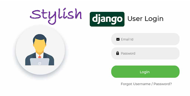 Django stylish login logout tutorial