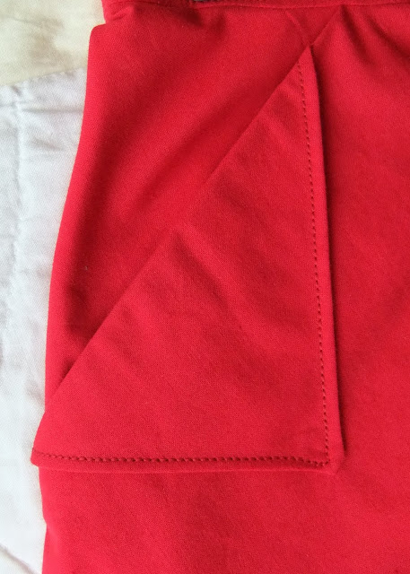 Ozzy Blackbeard: White Stripes Button Placket Madeleine Skirt