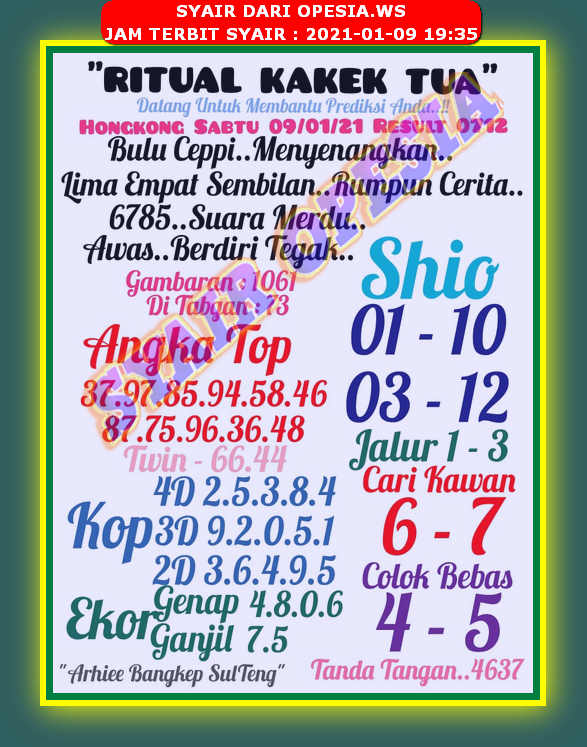 43 Prediksi hk atiral hari ini