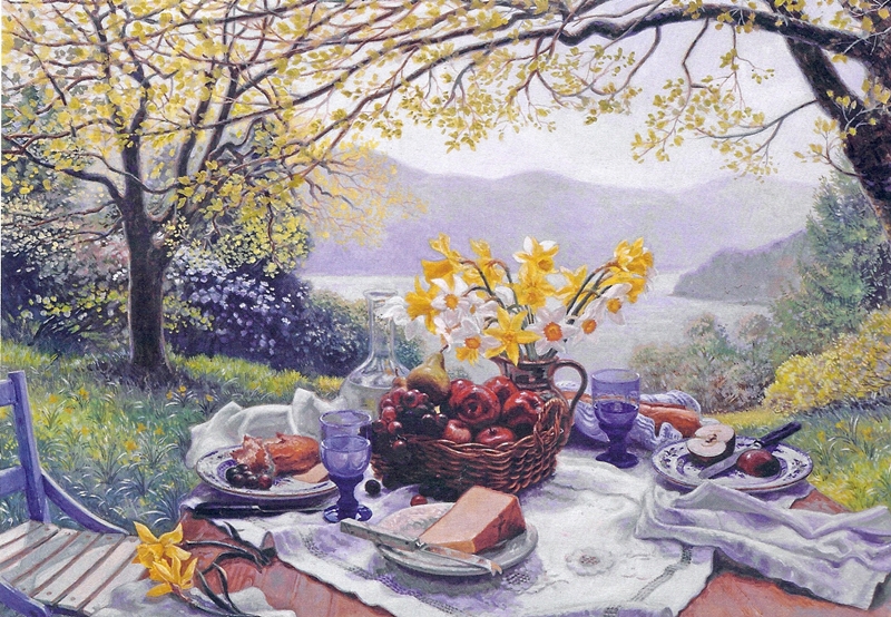 Stephen Darbishire 1940 | British Interiors and Landscape painter Stephen Darbishire 1940 | British Interiors and Landscape painter