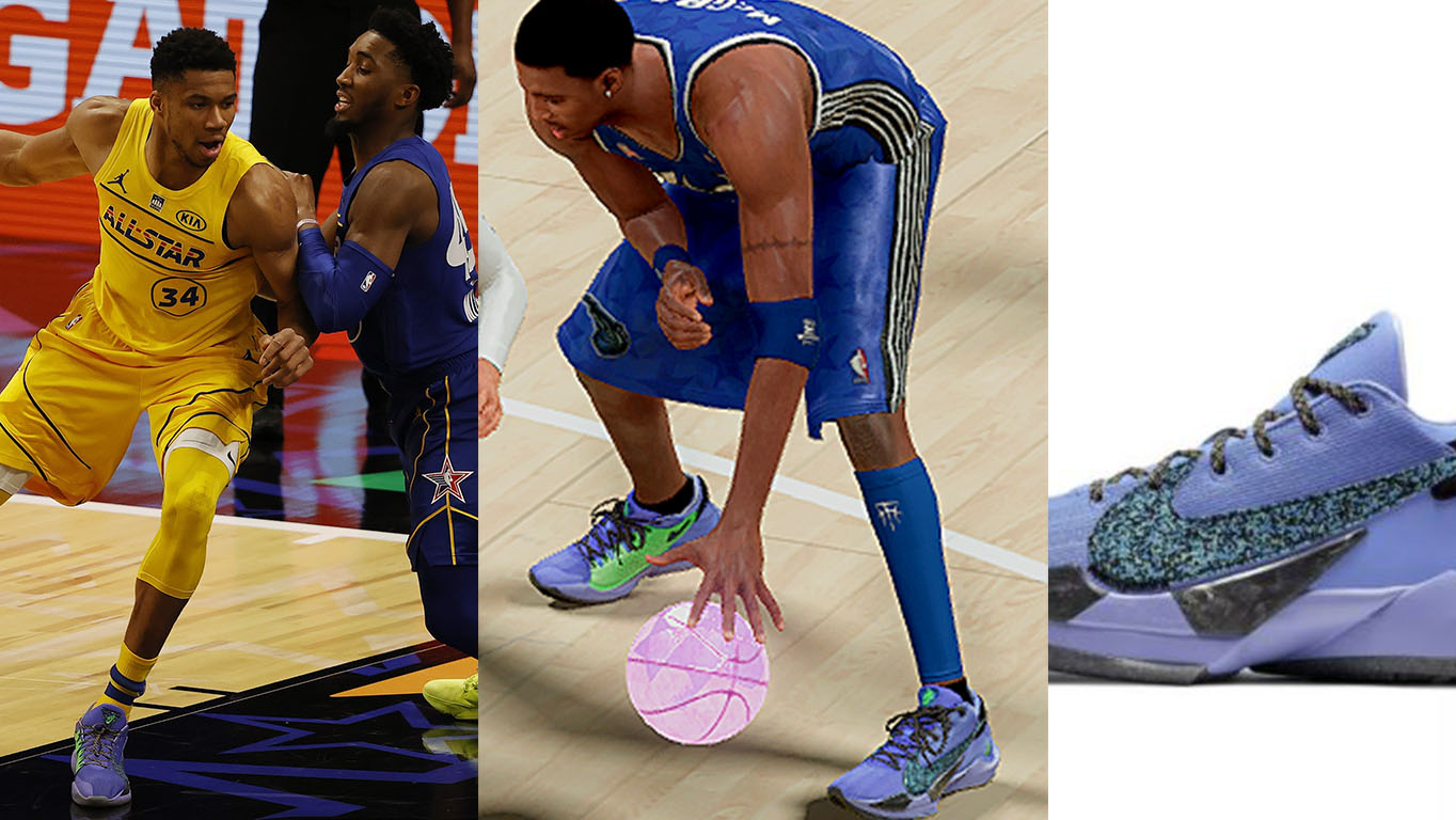 NBA 2K21 Antetokounmpo’s Zoom Freak 2 Shoes By Brother xiu [FOR 2K21]