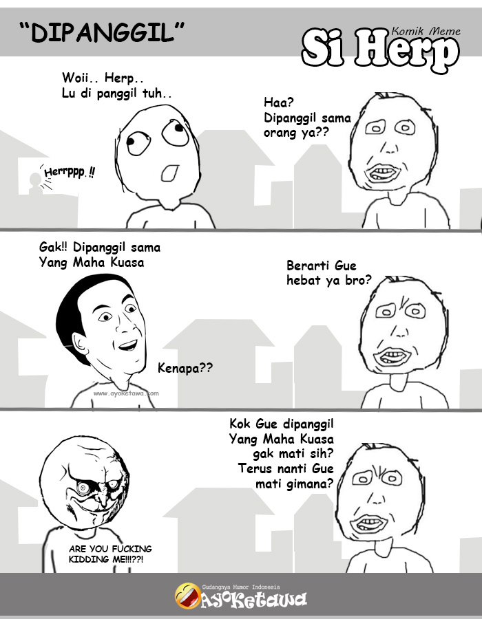 Serial Komik Meme Si Herp : Dipanggil | Ayo Ketawa! Gudangnya Humor