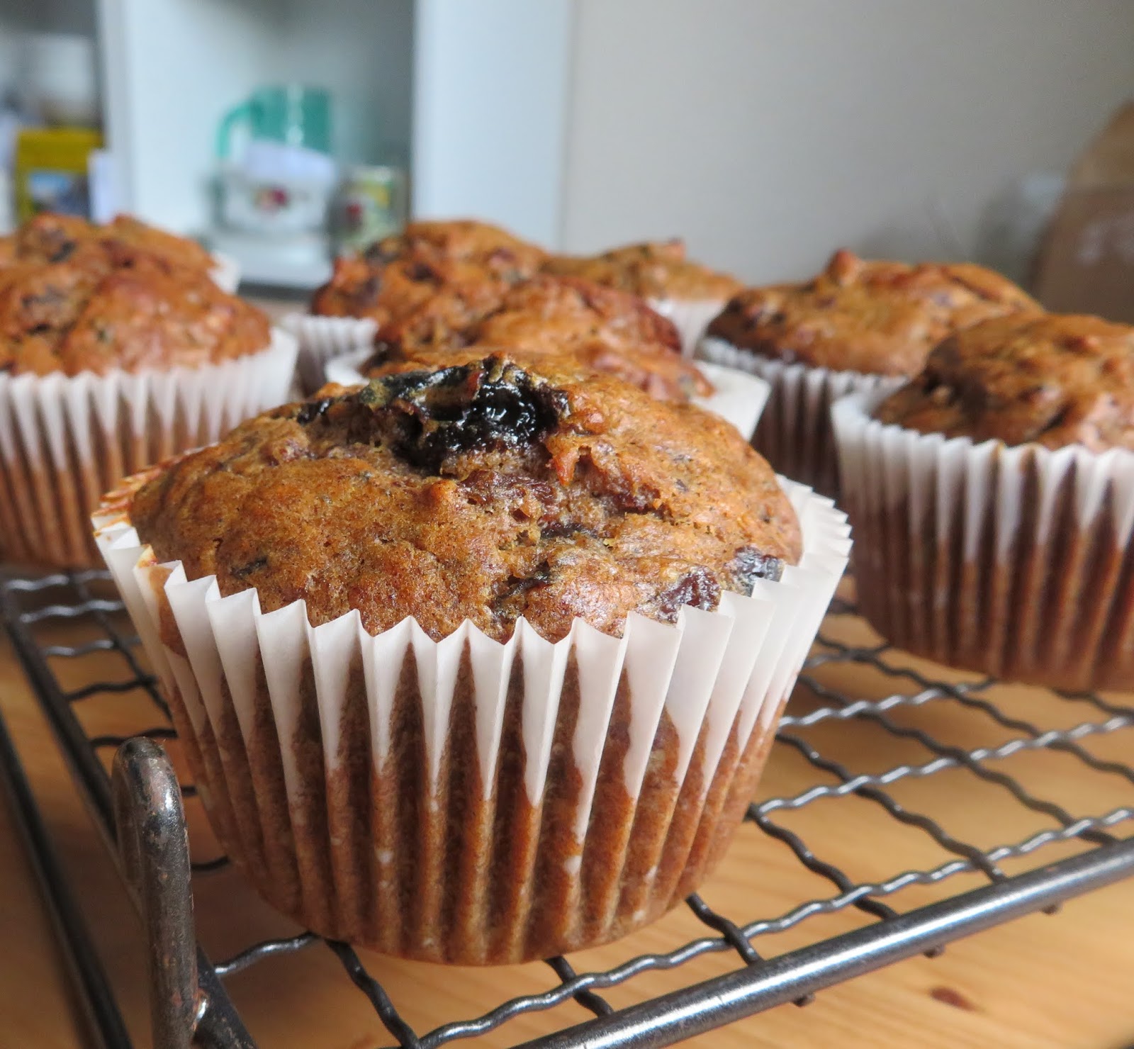 Fruit & Nut Muffins The English Kitchen