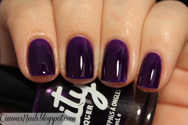 Canvas Nails Verity Deep Violet