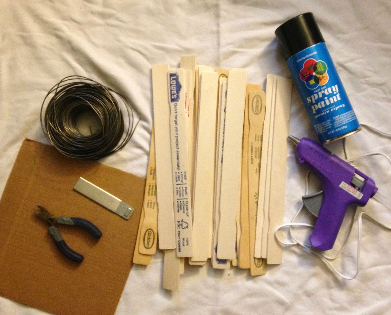 DIY Sunburst Mirror from Paint Sticks Call Life Crazy