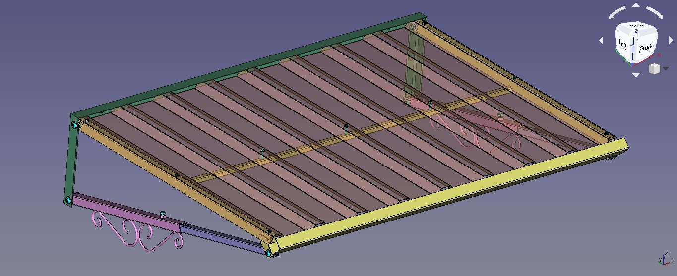 FeDIY Adjustable door rain cover ET1