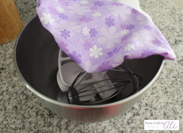 kitchen aid utensils covered by bowl cover