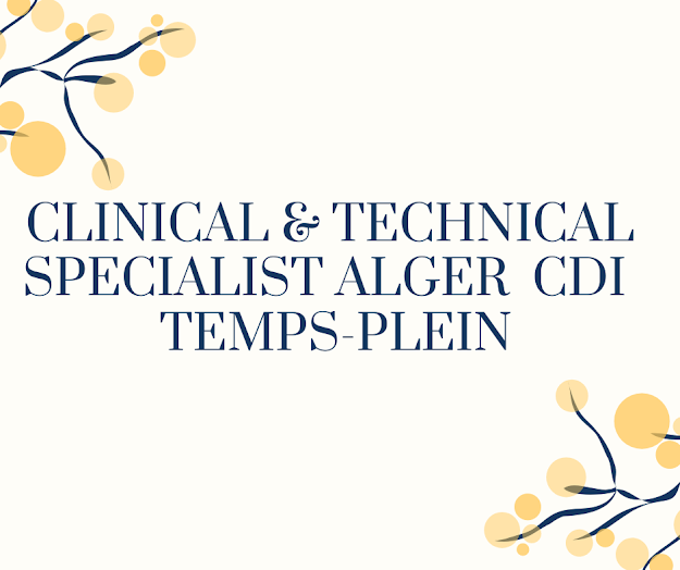 Clinical & Technical Specialist  Alger  CDI  Temps-plein