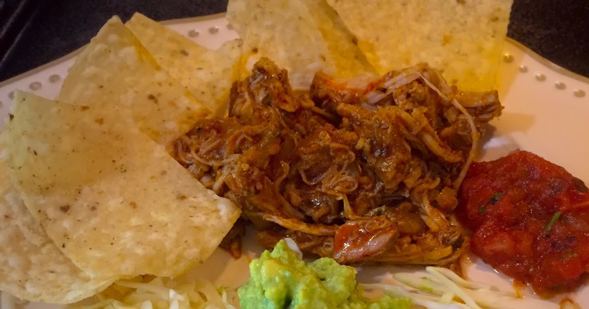 Ain't no cooking like Momma's Guajillo Chili Sauce Pulled Chicken