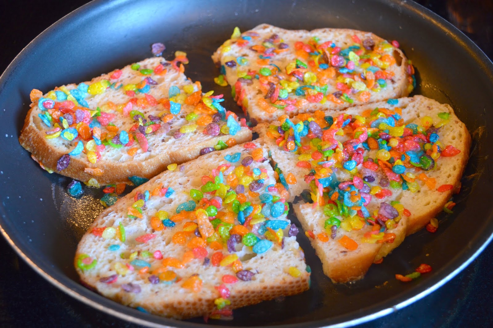 Fruity Pebbles French Toast