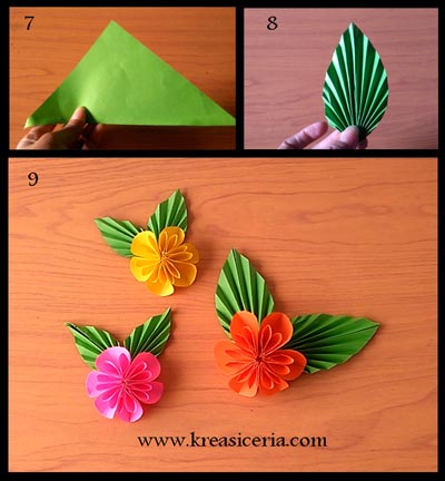  Cara  Mudah  Membuat  Origami  Bunga  yang  Cantik