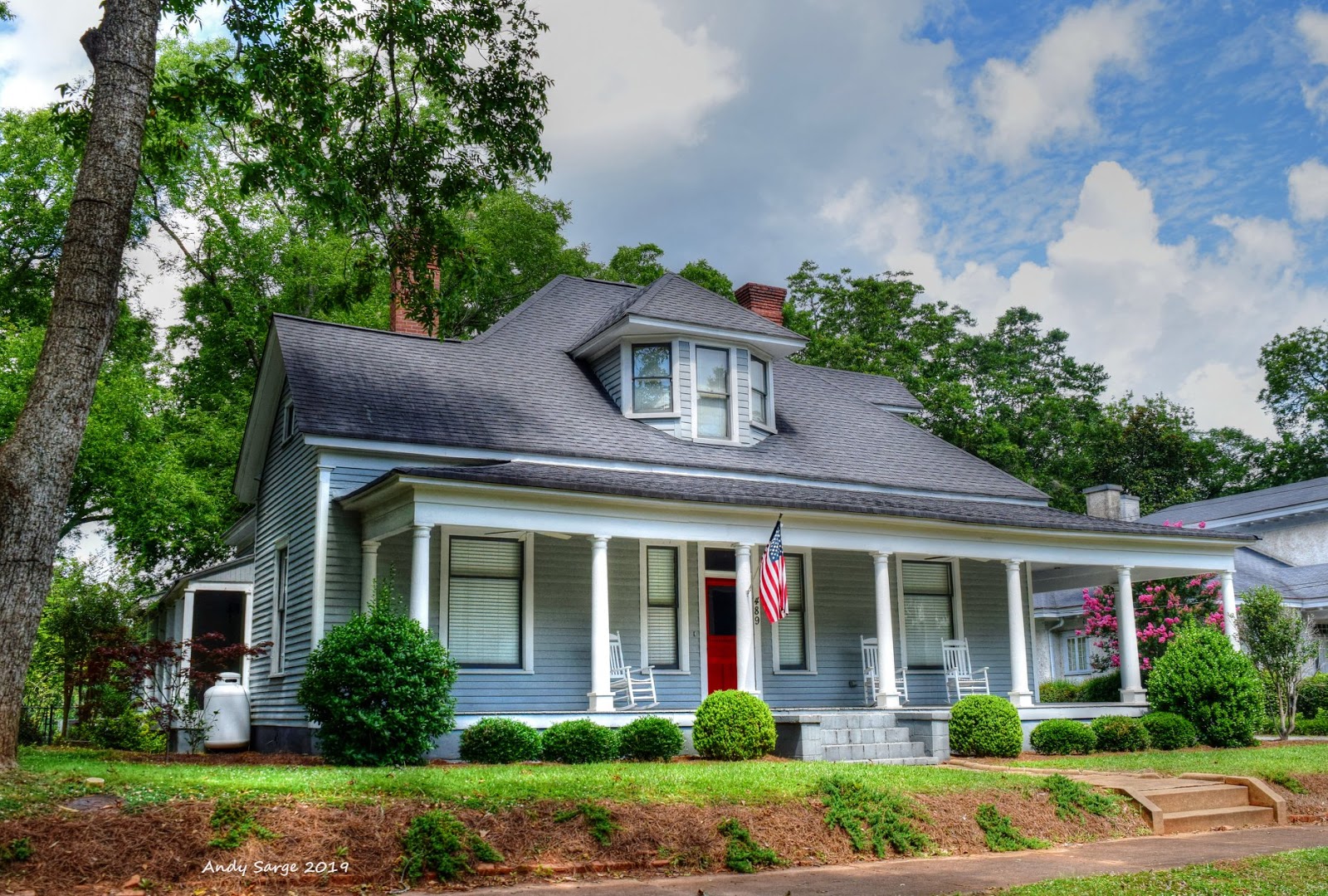 A Well Kept Home in the Monticello Historic District