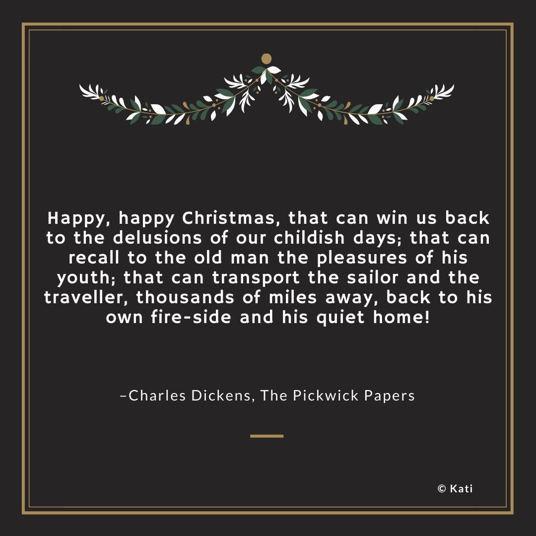 Kati's Krabbels Quotes and Pics 470; Christmas book quotes
