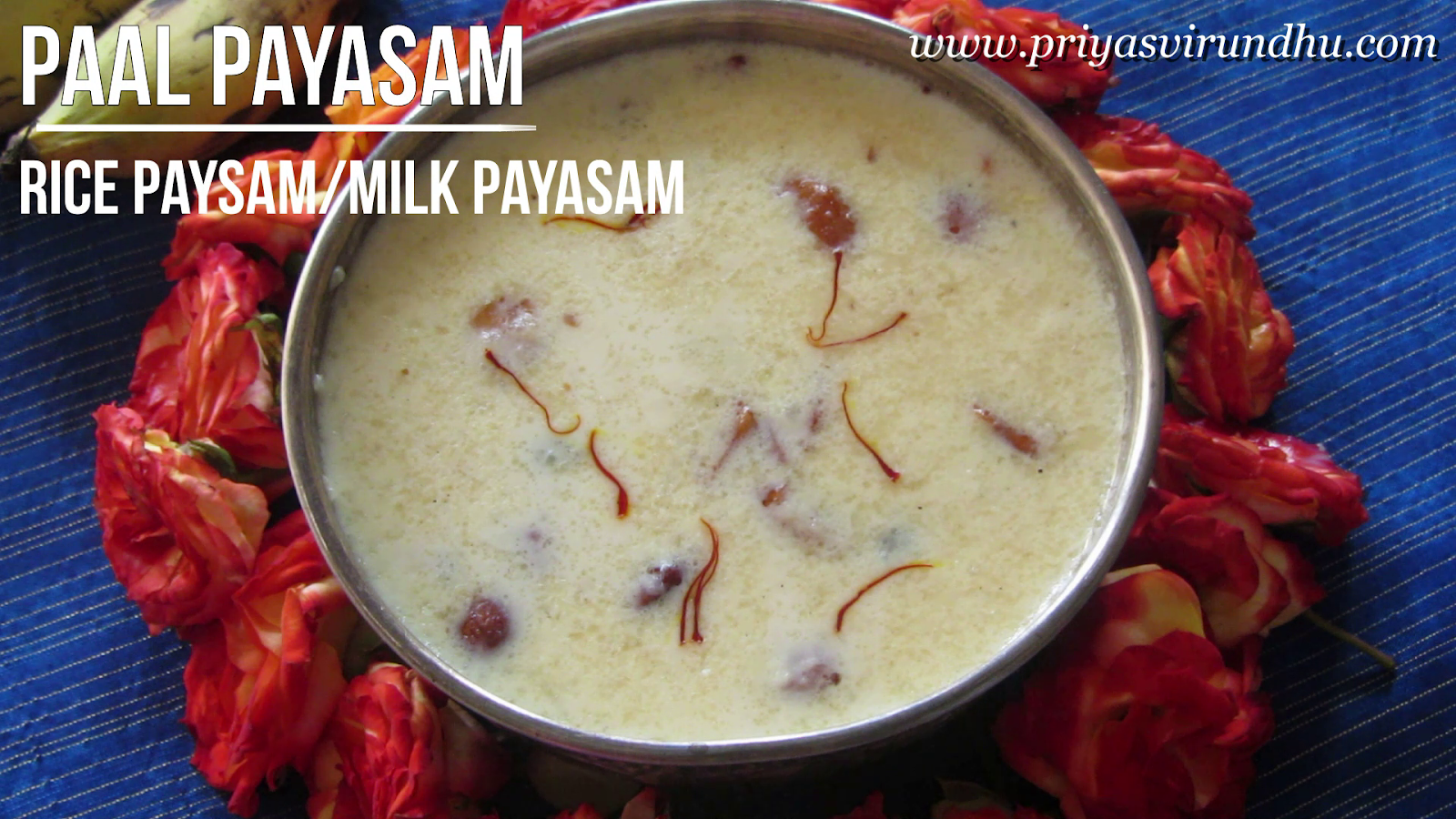 Priya's Virundhu Paal Payasam Recipe/Milk Payasam/Paal Payasam With