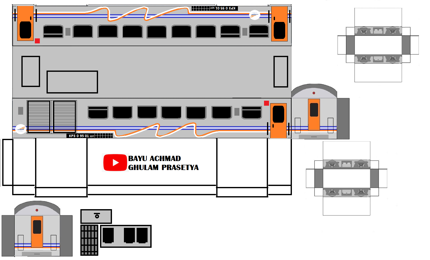 Railfans Kereta Api Indonesia PAPERCRAFT KERETA API INDONESIA