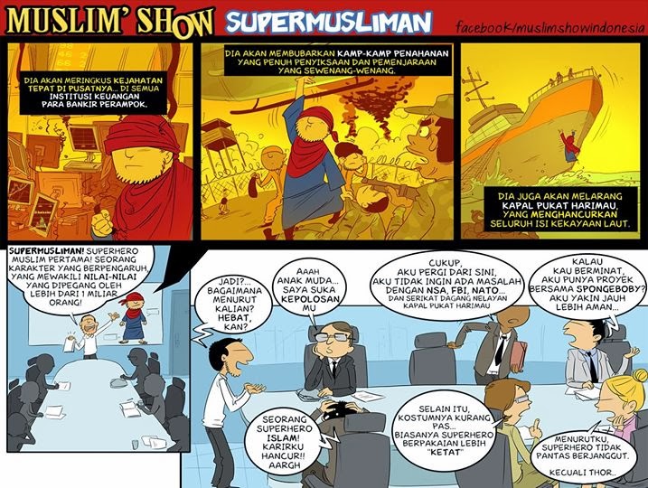 Komik Strip Muslim Show #1 - IslamWiki
