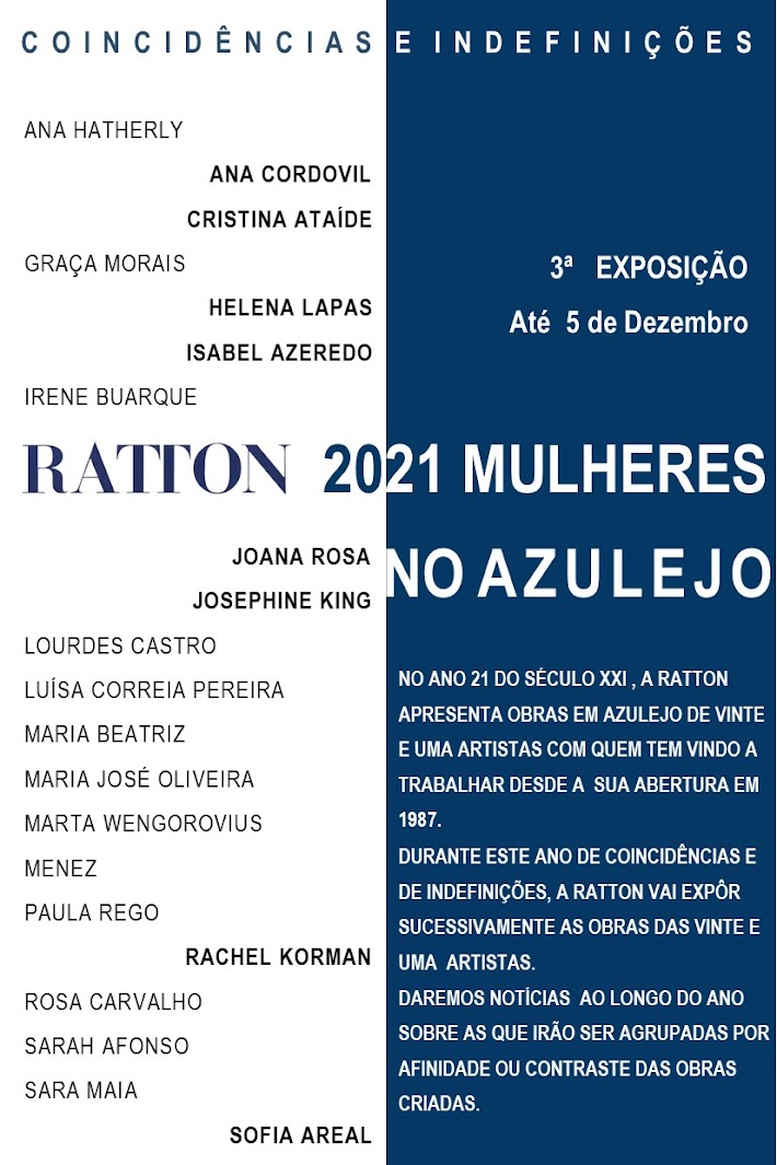 2021 MULHERES NO AZULEJO - OUTUBRO | DEZEMBRO