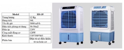 Quạt điều hòa, Máy làm mát HS35 30L