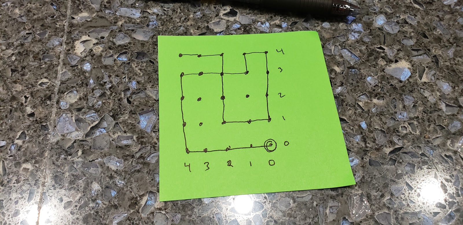 Ben's Journal: A Brute Force Solution to the Penniless Pilgrim Riddle