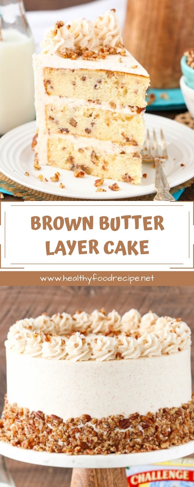 BROWN BUTTER LAYER CAKE
