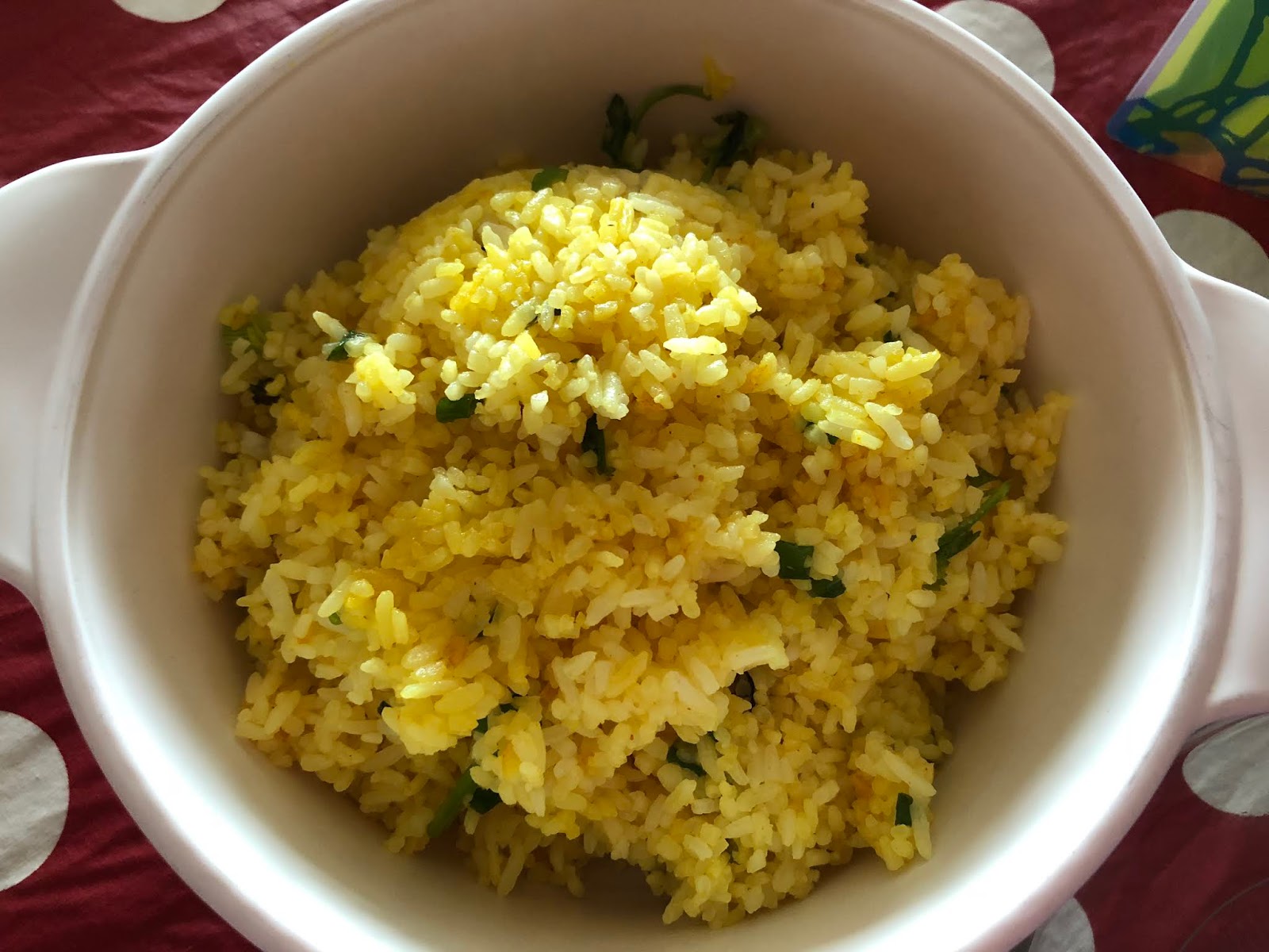 The Right to Be Alive Saffron Fried Rice