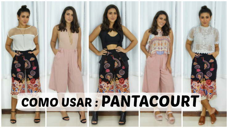 vários looks usando calça pantacourt ludmila maltez