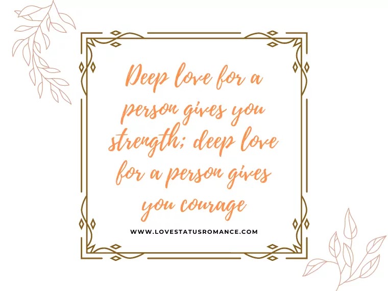 Love Status Romance Quotes