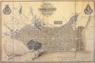 Fuente: By Ildefons Cerdà i Sunyer - Museu d'Historia de la Ciutat, Barcelona., Domini públic, https://commons.wikimedia.org/w/index.php?curid=6692047 Plan Cerdà de Ensanche de Barcelona (1859)