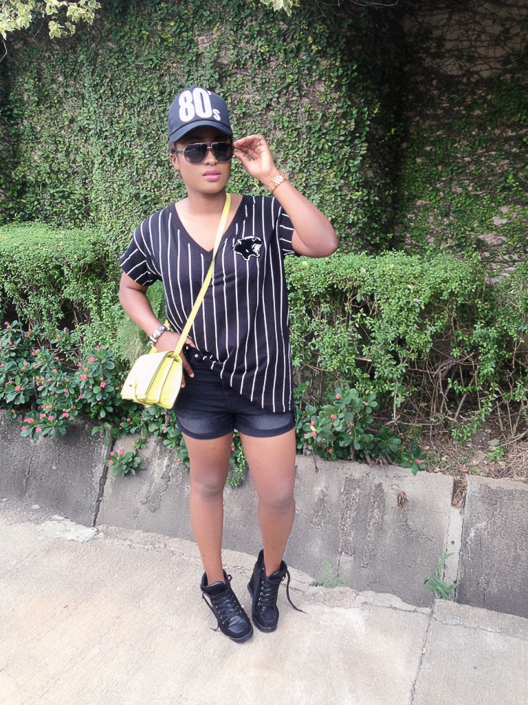 wedge sneakers with shorts