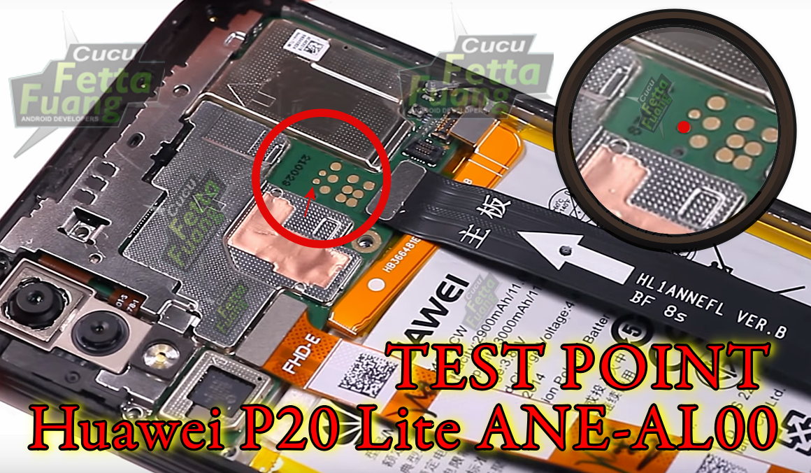 HUAWEI P20 Lite ANEAL00 TEST POINT Tembel Panci