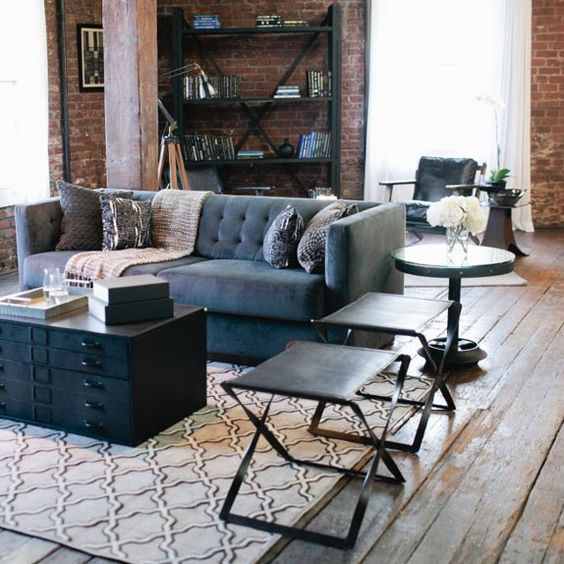 The Perfect Rugs For The Bachelor Pad Living Room
