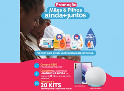 Mães e Filhos Ainda Mais Juntos Johnson's Promoção 2021