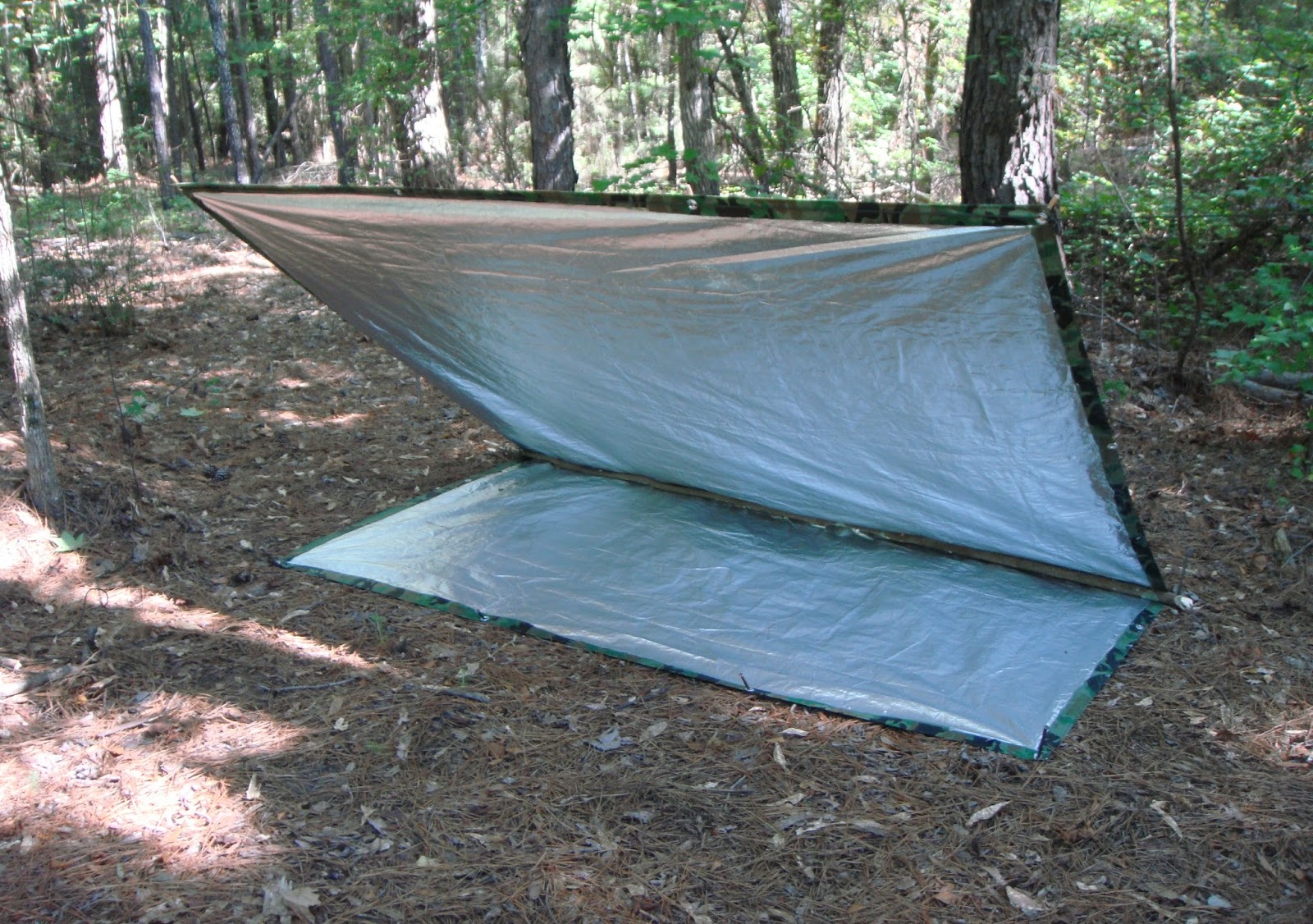 Sensible Survival Make an Inexpensive Reflector Tarp for a Warm