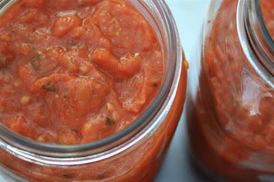 Roasted tomato sauce is sweet and flavourful.