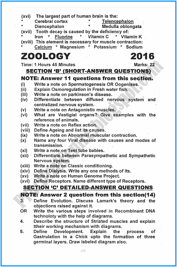 12th-zoology-five-year-paper-2016