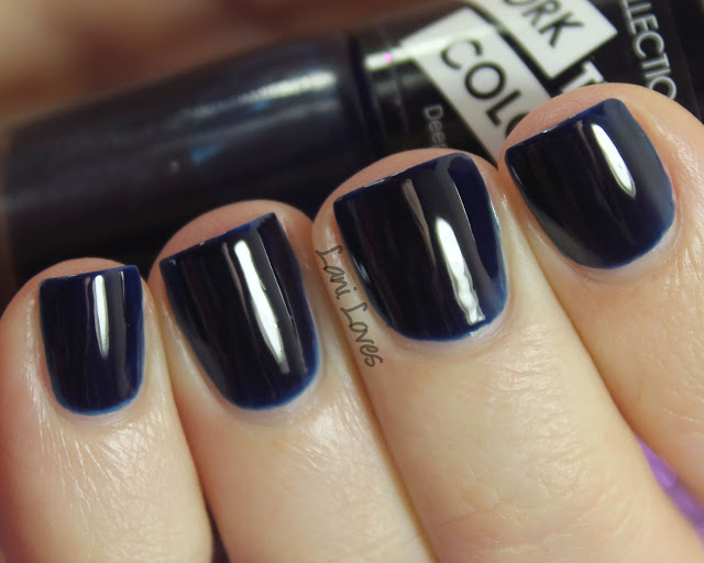 Collection Work the Colour Deep Blue Sea Nail Polish Swatches & Review