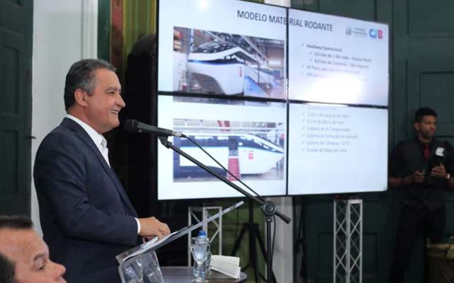 'VLT terá o mesmo padrão do metrô', diz Rui em apresentação na Câmara de Salvador
