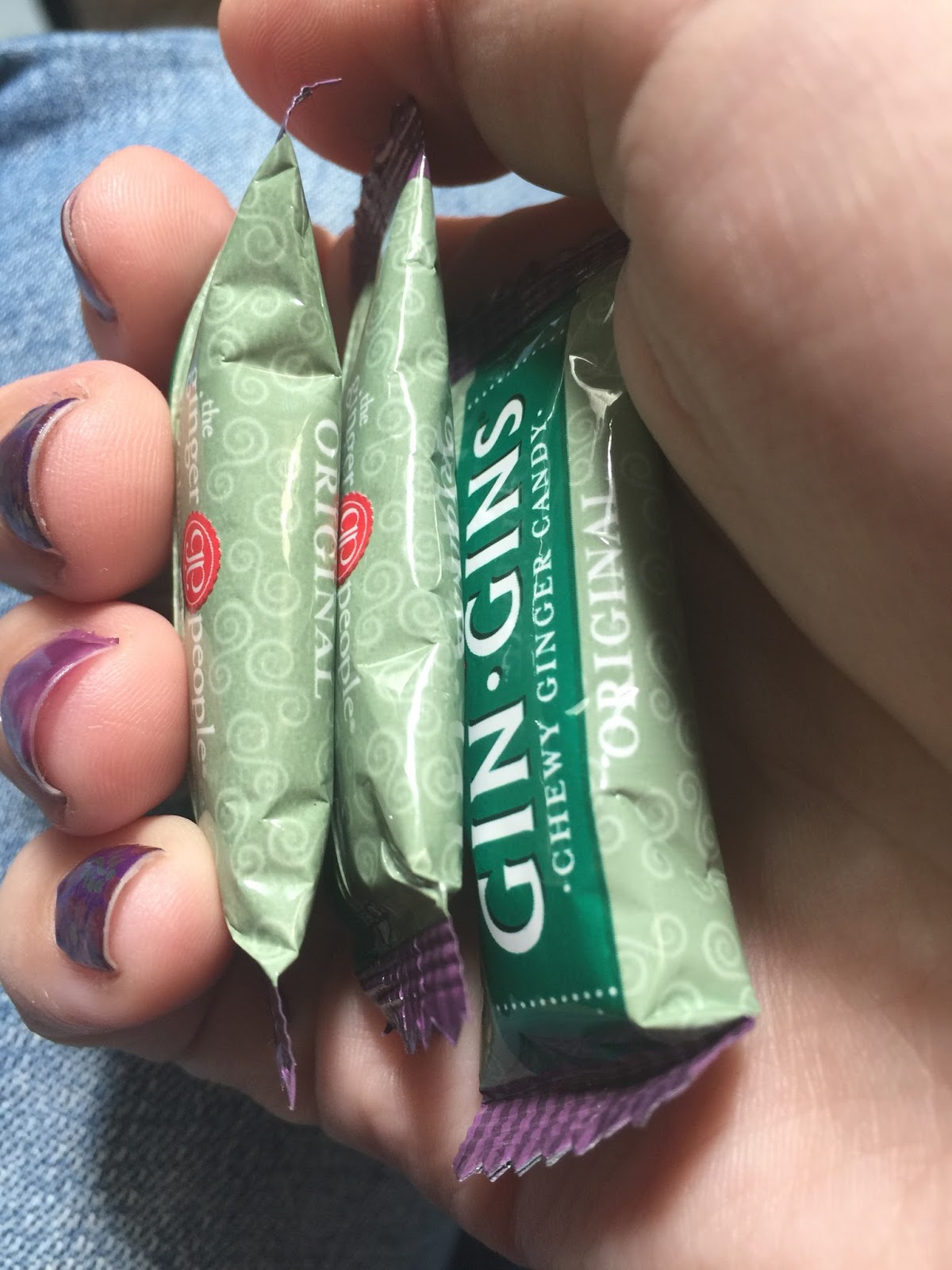 Anchors Away Relief from Nausea by Eating Ginger Candy