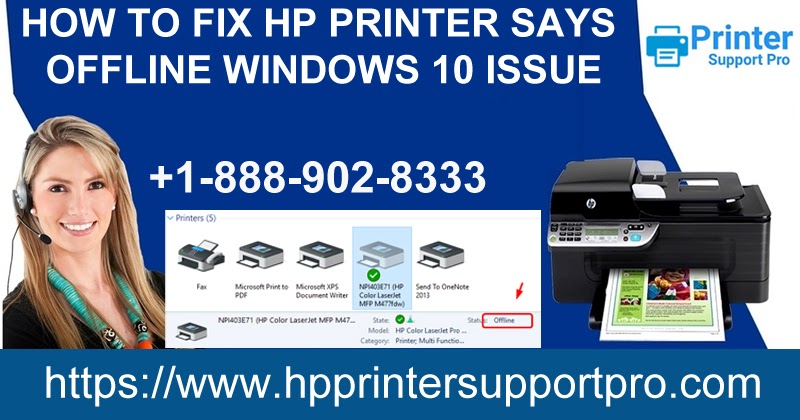 How To Fix HP Printer Says Offline Windows 10 Issue?