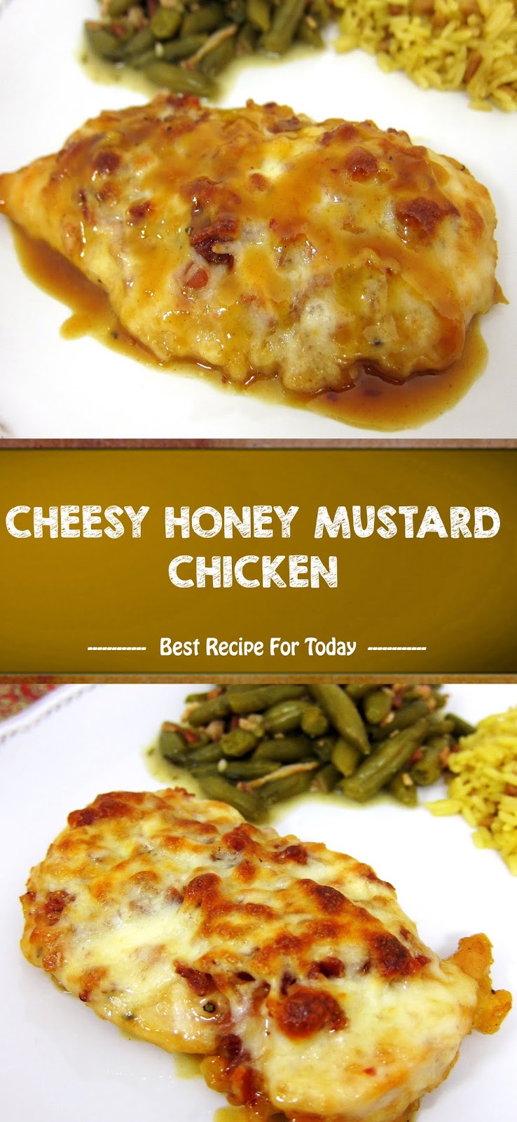 CHEESY HONEY MUSTARD CHICKEN - Food Recipes