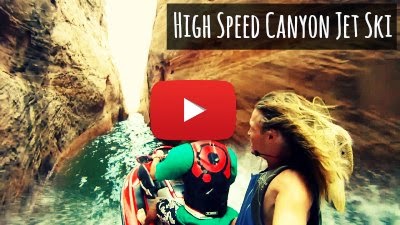 Watch this thrilling High Speed Canyon Jet Skiing along the rocky edges of Lake Powell via geniushowto.blogspot.com extreme sports videos