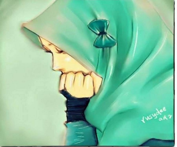 Download Gambar Kartun Muslimah Solehah 2021 - Gambar Kartun Muslimah