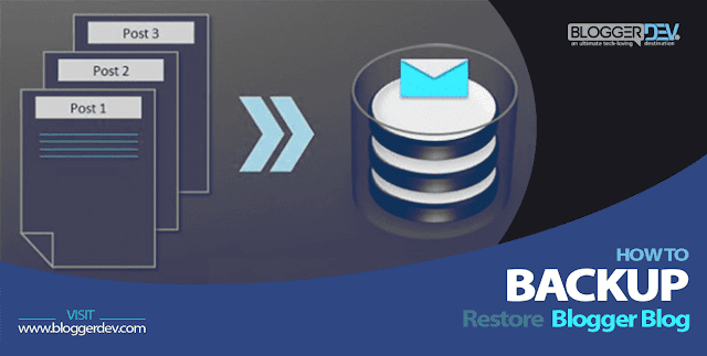 How To Backup Blogger Blog