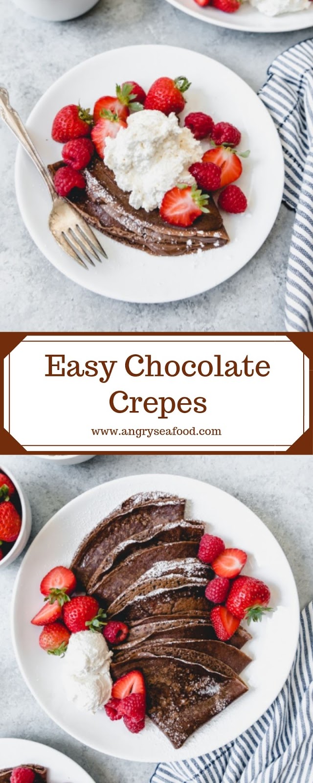 Easy Chocolate Crepes Easy Chocolate Crepes