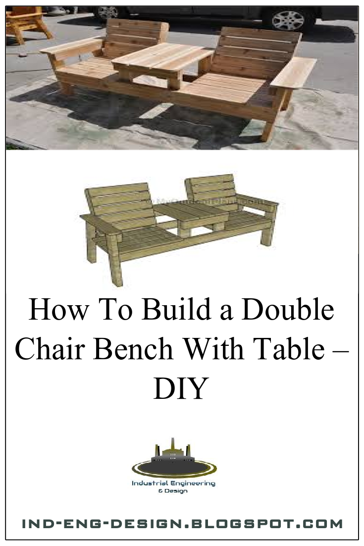 How To Build a Double Chair Bench With Table DIY MagOne 2016