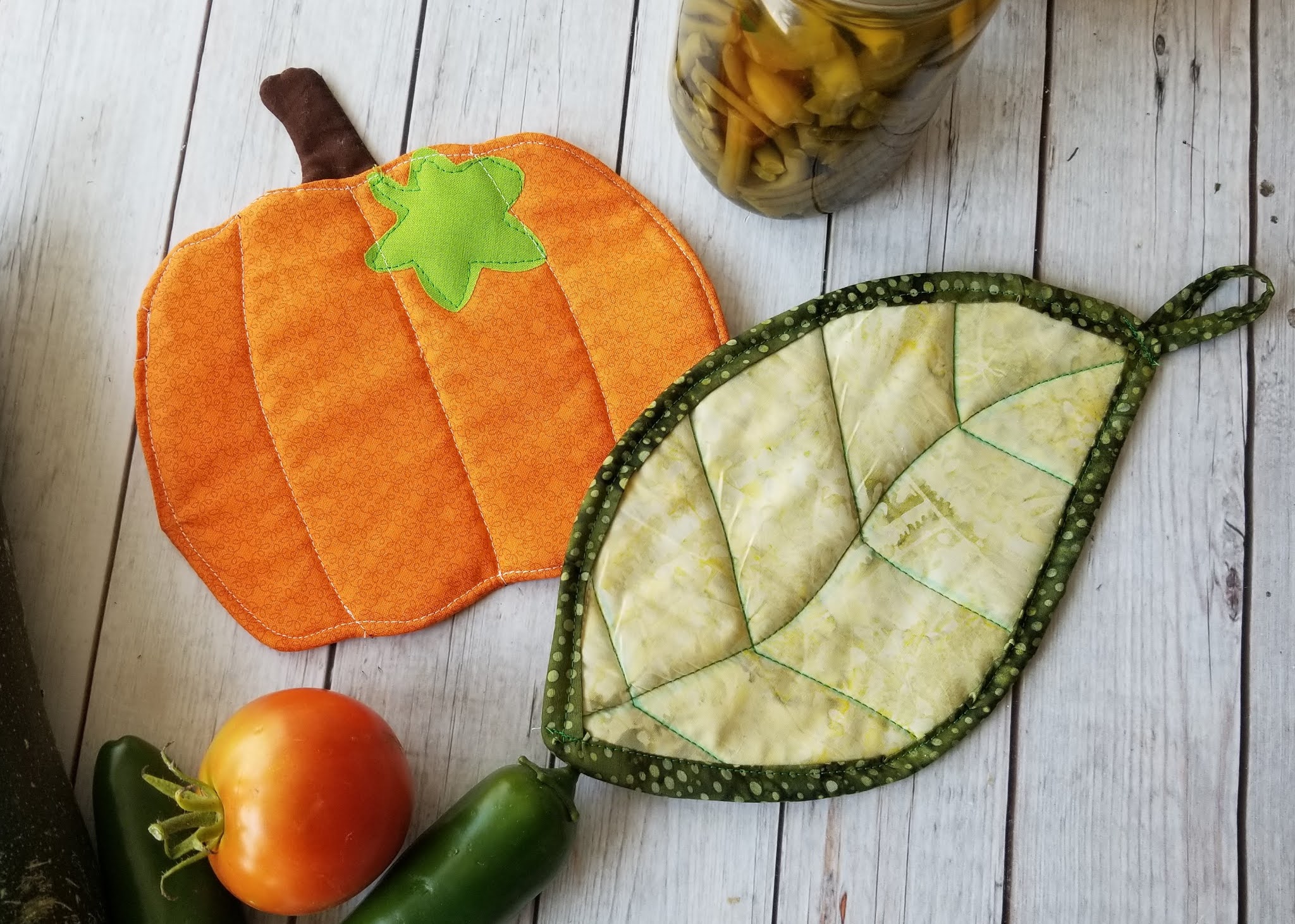 Fall Pot Holder Sewing Pattern Sew Simple Home
