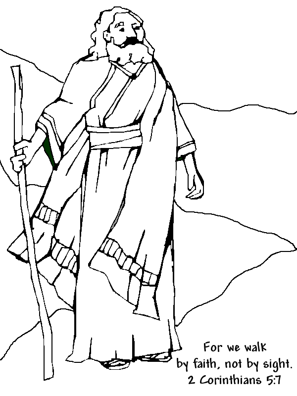 abraham bible coloring pages - photo #4